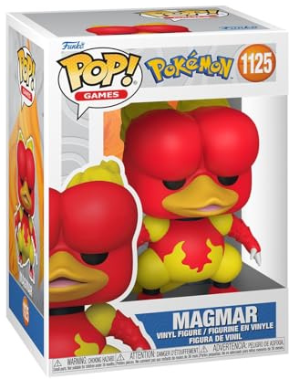 Funko POP! Games: Pokemon - Magmar | Official Merch - Collectable Vinyl Figurine for Shelf Display - Birthday Gift Idea for Fans and Collectors