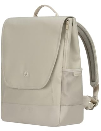 Mochila cambiador Maxi-Cosi, capacidad 19,5L, diseño atemporal con detalles prémium, cambiador XL impermeable, neceser para pañales y cuidado, tejidos Eco Care 100% reciclados, Timeless Sand