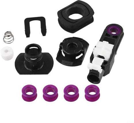Buje de enlace de cable de cambio de velocidad para SX4 Swift Sport con OEM 28300-79J01, material ABS, conector negro y morado