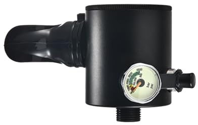 KASFDBMO Scubas Air - Adaptador de válvulas de respiración de culata de aire, regulador de buceo con medidor de tubo de respiración, equipo regulador