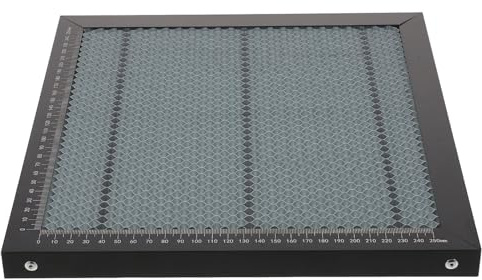 Alipis Plateau Alvéolé 30X30Cm pour Machine de Gravure – Tapis de Sculpture en Nid D’Abeille en Matériau Résistant Table de Découpe Compatible Bois et Métal Support Anti-Vibration pour