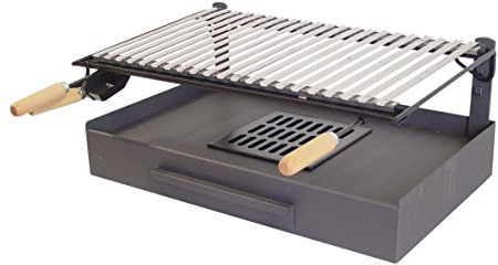Imex El Zorro 71409 - Cajón para Barbacoa con Parrilla de INOX, 68 x 40 x 26 cm
