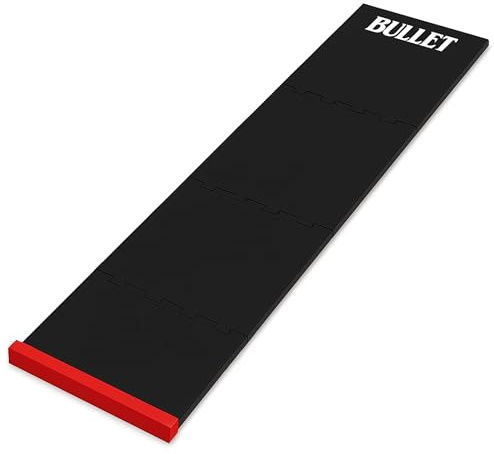BULLET-Darts Tappeto per freccette con linea di lancio – Dimensioni torneo 237 x 60 cm – Tappetino antiscivolo per lanci precisi – Puzzle Bersaglio con Oche – Plastica Eva per professionisti e