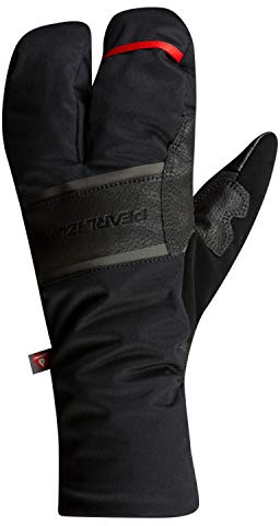 PEARL IZUMI Unisex Gel Gloves, Insulated Cycling Glove, Palm Padding & Touchscreen Compatible, AmFIB Lobster, Black, Small