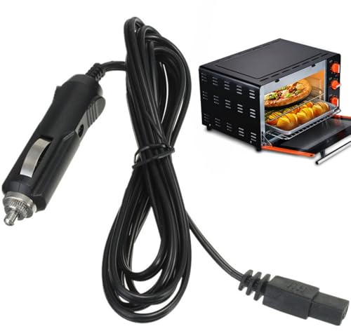 2m Auto Kühlschrank Stromkabel, 12V Ersatz Kühlbox Min-i Kühlschrank Kabel Stecker Draht, Zigarettenanzünder Stecker DC Stromkabel, Auto Kühlschrank Gefrierschrank Ersatz Für Tragbare Auto-Kühlschrank