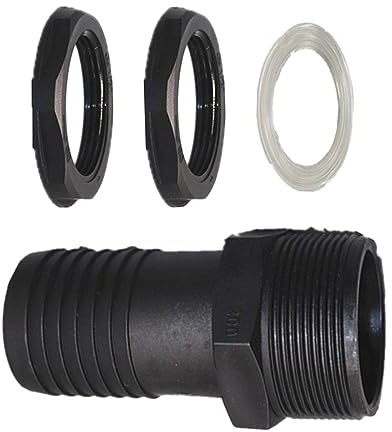 Conduit de réservoir IBC durable pour réservoirs d'eau, bassins, barils de pluie 50 mm