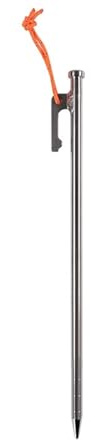 Kraftiga tältpinnar, Titanlegering Tältspikar 20-30cm Utomhuscamping(Pier Head 25cm)