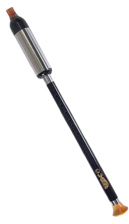Bawu verticale in legno di sandalo, strumento a fiato per ensemble da palco per adulti, include accessori e scatola di immagazzinaggio,Nero,B flat#