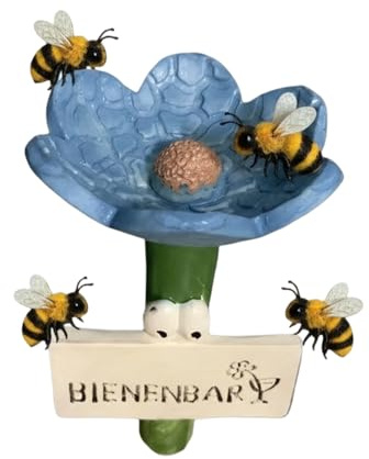 -Bewässerungsstation, Blumenförmige Bewässerungsschale, Bienenfutterspender für draußen, für Vögel, Bienenstöcke, Outdoor, Schmetterling