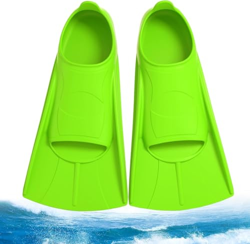 Flippers Kids Swim Fins,Children Flippers Swimming Training Fins, Comfortable Silicone Diving fin Suitable Size for Beginners Kids Adults Swimming and Diving,Trusted by Coaches