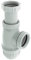 SOMATHERM FOR YOU - BB118 - sifone del lavandino regolabile NF - Evacuazione 40mm - plastica bianca