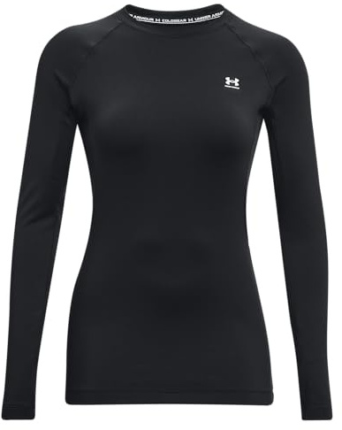 Under Armour Women's UA Authentics Crew, Ultra-Warm Women's Base Layer with Crew Neck, Long Sleeve Thermal with Anti-Odour Technology
