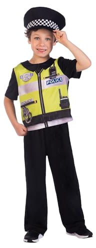 Amscan Pojkens 9910147 uppklädd, svart och gul, 6-8 år (förpackning med 3)