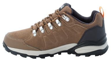 Jack Wolfskin Damen Refugio Texapore Low W, Brown / Apricot, 39.5 EU