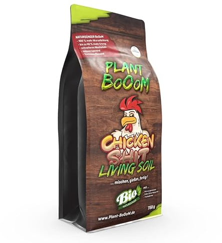 Plant BoOom Living Soil All-In-One Universal Bio Dünger, mit Trichoderma und Mykorrhiza, Indoor und Outdoor, pH-Neutralisierung nicht notwendig,750 g