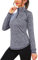 iClosam Sportshirt Langarm Damen Funktionsshirt Atmungsaktiv Langarmshirt Sport Schnelltrocknend Laufshirt UPF 50+ UV Shirt 1/4 Reißverschluss für Yoga Fitness Tennis Golf Wandern S-3XL