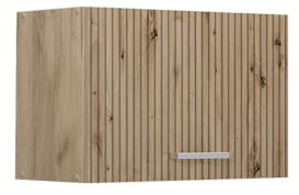 Vicco Hängeschrank R-Line, hängender Küchenschrank, Artisan-Eiche/Goldkraft Eiche, 60 cm Flach