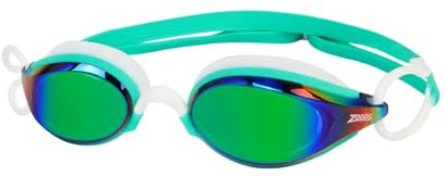 Zoggs Fusion Air Titanium - verspiegelte Schwimmbrille, Farbe:türkis/weiß