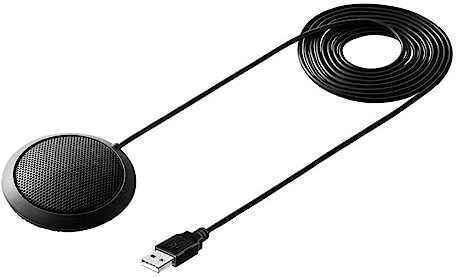 Homoyoyo Microphone De Réunion USB Microphone De Table avec Captation Degrés pour Appels Équipe