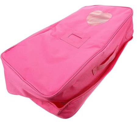 Gatuida Bolsa para Muñecas Resistente y Portátil con Asas Organizador Multifunción para Accesorios y Ropa de Muñecas para Viaje y Almacenamiento de Juguetes