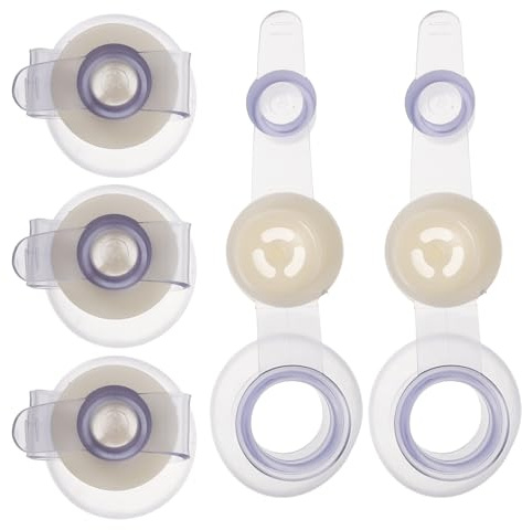 PACKOVE 5pcs Inflatable Air Valve Caps for Air Mattress Replacement Pvc 2-in-1 Valve Plugs with Airtight Seal, Suitable for Pool, Tent, Kayak, and Outdoor Sports Equipment