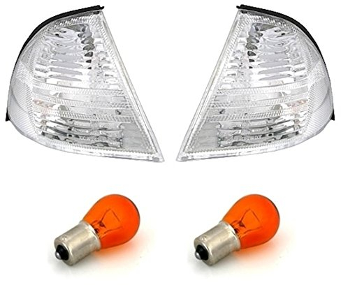 Depo Frontblinker Set in Klarglas Chrom (Weiß) Blinker
