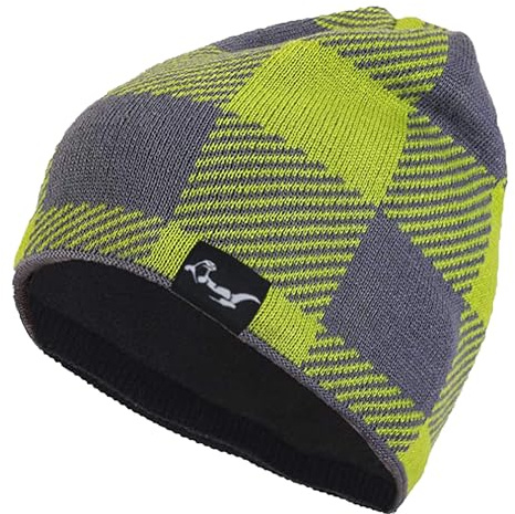 OTTERSHELL Bonnet en tricot imperméable unisexe - Bonnet d'hiver avec doublure en polaire pour femmes & hommes | Idéal pour le ski, le snowboard et les activités de plein air | Chaud, coupe-vent et