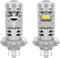 OWVTPS H4/HB2/9003 Bombilla LED Mini Lente Proyector 120W 6500K Blanco Frío 24000LM Luz Alta/Luz Baja Resuelve Problemas de Astigmatismo Decodificador Canbus Incorporado Plug & Play