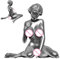 Harz-Göttin-Statue – weibliche Energie-Skulptur, Kunstharz-Kunstwerk | Sexy Akt Harz, Boho spirituelle Statue, moderner dekorativer, göttliche weibliche Statue für, Medit