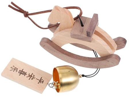 POPETPOP Kit De Manualidades con Carillones De Viento De Madera CREA Tu Propio Adorno Juego De Manualidades para Niños Adornos Decorativos con Forma De Campana De Viento