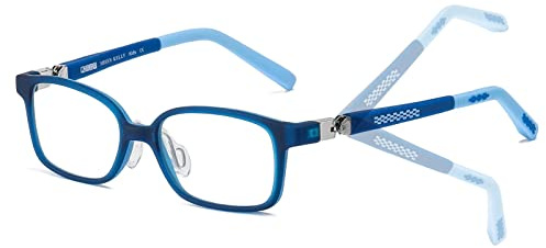 TIGA VINTA Kids Blue Light Blocking Glasses Boys Girls 360° Hinges Spin Silicone Frame CR39 Lens Computer Gaming Eyewear