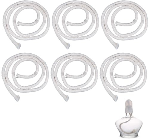 COYUN 6 Piezas 100 cm Mecha de Recambio para Lámparas de Aceite, Mecha Premium para Antorchas de Jardín