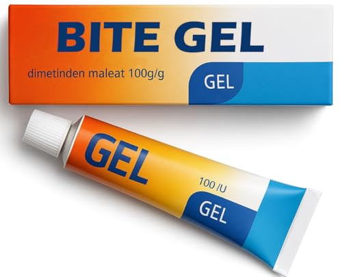 Bite Gel for Insect Bites, Bite Cream - Mosquito Bites, Midge and Horsefly Stings – Fast Acting Anti-Itch Relief Cream with Cooling Soothing Formula – 30g Tube for Travel & Outdoor First Aid