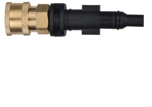 UTTASU Adaptadorespuma de 1/4 pulgadas para limpiador de alta presión,de ABS, ajustable para lavado de coche, jardín,de taller, para profesional, detalles del