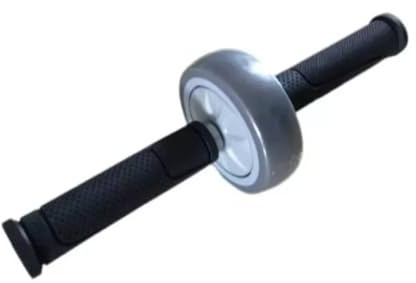 FytStycale Roue Abdominale Rouleau Abdominaux Appareil Musculation Gainage Roue Fitness Monoroue Compacte Poignée Texturée Acier Caoutchouc Adaptée à, Roulette Abdominale À Roue Unique De 3 Pouces