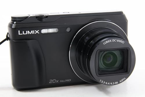 Panasonic DMC-TZ56EG-K Travellerzoom Kompaktkamera (16 Megapixel, 20-fach opt. Zoom, 7,6 cm (3 Zoll) LCD-Display, Full HD, WiFi, USB 2.0) schwarz