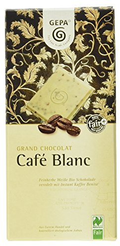 GEPA - organic chocolate Café Blanc 100 g bar - DE-ÖKO-013