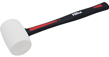 Hilka 62302216 16oz White Rubber Mallet Pro Craft