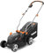 WORX WG733E Akku-Rasenmäher 20V, 33cm Schnittbreite, 35L Grasfangkorb (leistungsstarker Brushless-Motor, 6 Schnitthöheneinstellungen (25-75mm), Intellicut Technologie, inkl. 4Ah Akku & Ladegerät)