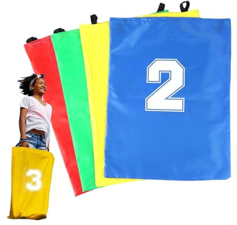 De Correr para Saco De Patata - Bolsas De Salto para Saco De Patatas De 4 Piezas, Las Bolsas De Correr para Saco De Niños Son Potentes | La Familia 20x28in Juegos De Carnaval