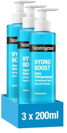 Neutrogena Hydro Boost Aqua Reinigungsgel, 3 x 200 ml