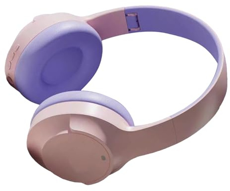 Cuffie wireless Over Ear - Affiorle di cancellazione del rumore, accessorio audio per adulti | Design leggero rispetto alla testa con adattamento regolabile, più modalità audio per uomini donne, comfo