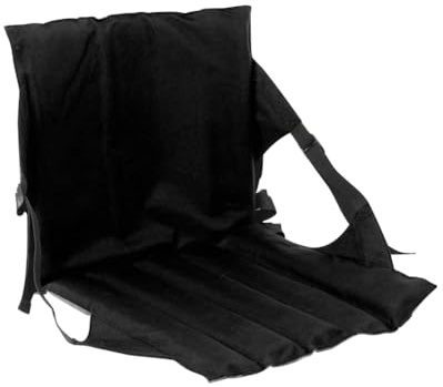 Holdes Cojín De Asiento De Estadio con Respaldo, Asiento Plegable para Sillas de Estadio, Respaldo Portátil Plegable para Camping Playa Viaje Conciertos Oficina