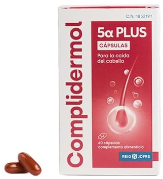 Complidermol 5 Capsules Alfa Plus | Formule pionnière avec Alphablok | Aide à prévenir la chute capillaire | 60 capsules