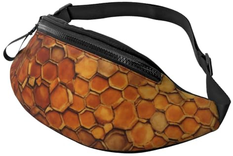 Vinkork tryck unisex pack midjeväska justerbar lätt resetillbehör handväska utomhusutrustning