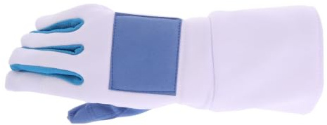 POPETPOP Moufles D'escrime Antidérapant, Moufles D'entraînement D'escrime, Coton Nylon PU, Paume Renforcée, Respirant, Confortable, pour Athlètes, Pratique à L'épée