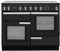 Rangemaster Professional Plus 110cm Electric Range Cooker with Induction Hob - Black