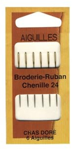 mediac 6 Aiguilles à Broder pour Ruban