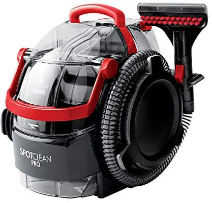 BISSELL SpotClean Pro - Pulitore Portatile per Tappezzeria - Rimuove Cadute e Macchie - Pulisce Tappeti, Scale, Tappezzerie, Sedili Auto e Altro- 750W - 82dB - 1558N