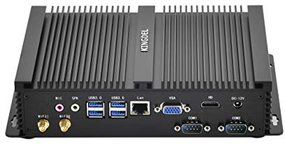 KINGDEL Ordinateur de Jeu avec processeur Core i7, 16 Go de RAM, SSD de 512 Go, Disque Dur de 1 to, 2xCOM RS232, 4xUSB 3.0, HD, VGA, Wi-FI, OS, Corps en métal